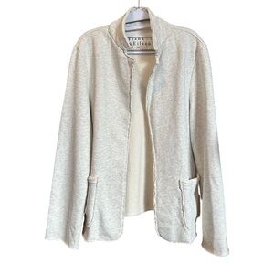 Frank & Eileen NWD Dublin Sweatshirt Blazer Heather Gray Size L